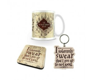 Gift set Marauders Map Κούπα Σουβερ Μπρελόκ - Harry Potter