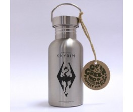 Μεταλλικό μπουκάλι Skyrim - Dragon Symbol