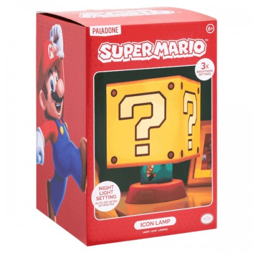 Φωτιστικό Super Mario ερωτηματικό
