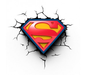 Φωτιστικό τοίχου Superman logo