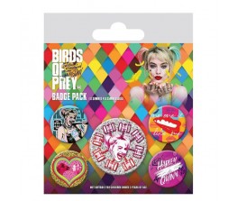 Pins Set Harley Quinn DC - Birds of Prey