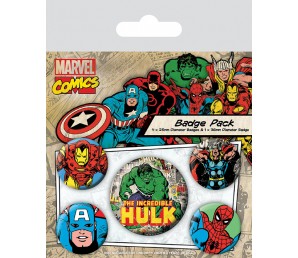 Pins Set Hulk - Marvel Comics