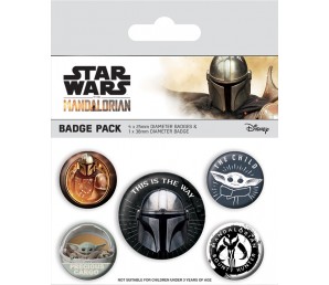 Pins Set Star Wars The Mandalorian - This Is The Way