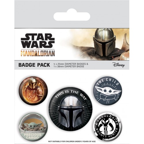 Pins Set Star Wars The Mandalorian - This Is The Way