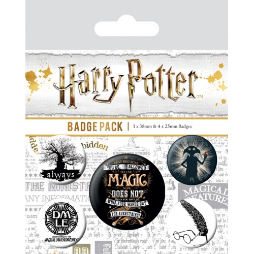 Pins Set Harry Potter - Symbols