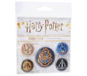 Pins Set Core Hogwarts - Harry Potter