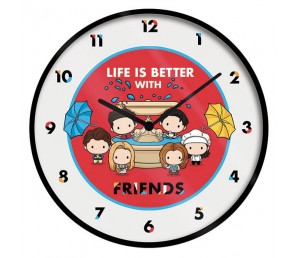 Ρολόι τοίχου Friends Life is Better
