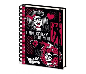 Σημειωματάριο Harley Quinn - I Am Crazy For You
