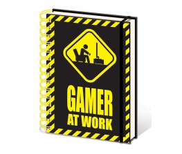 Σημειωματάριο Gamer At Work - Caution Sign