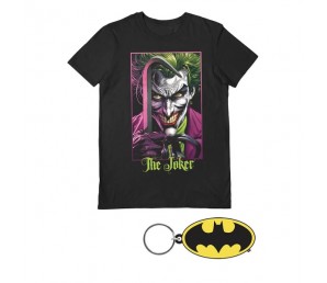 T-shirt Joker Gift Set με μπρελοκ - DC