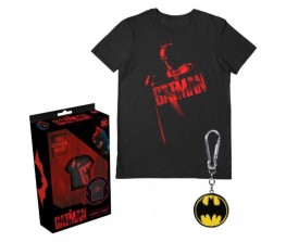 T-shirt The Batman Gift Set με μπρελοκ - DC