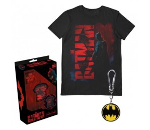 T-shirt The Batman Gotham Gift Set με μπρελοκ - DC
