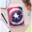 Σημειωματάριο σπιράλ Captain America - Marvel