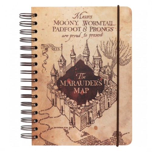 Σημειωματάριο σπιράλ The Marauder’s Map - Harry Potter