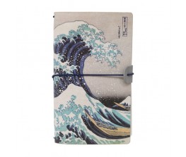 Σημειωματάριο δετό Hokusai The Great Wave of Kanagawa