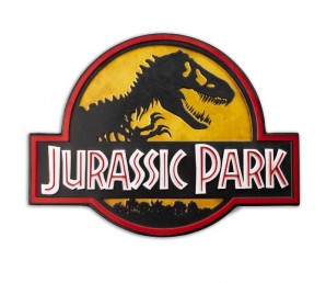 Μεταλλική Πινακίδα Jurassic Park Logo