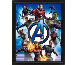 Κάδρο 3D Avengers Endgame - Avengers Unite