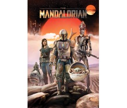 Αφίσα Star Wars - The Mandalorian Group