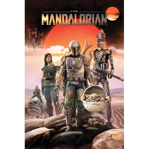 Αφίσα Star Wars - The Mandalorian Group