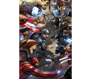 Αφίσα Marvel Avengers Gamerverse - Face Off