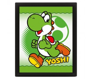 Κάδρο 3D Mario Yoshi - Super Mario