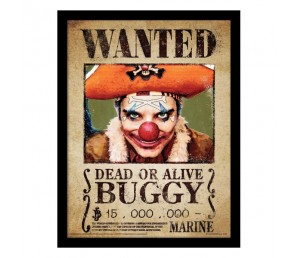 Κάδρο Buggy Wanted Poster - One Piece