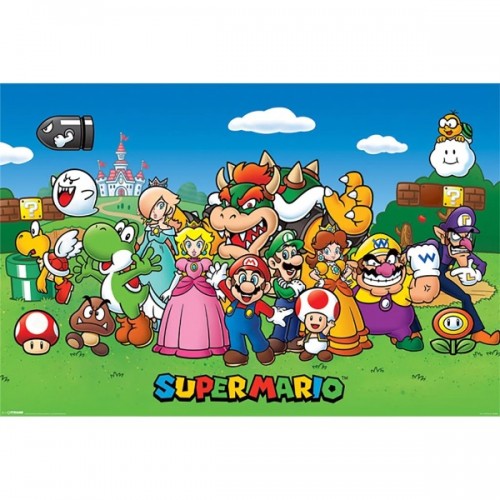 Αφίσα Super Mario Characters