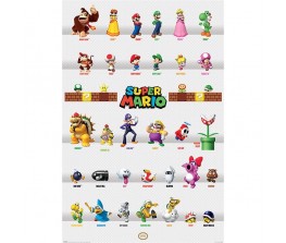 Αφίσα Super Mario Characters Parade