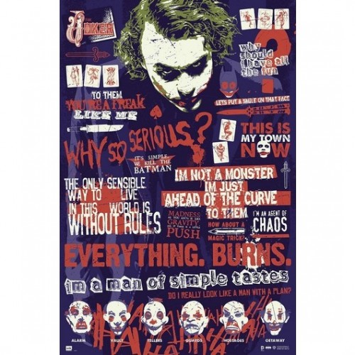 Αφίσα Joker Infographic - DC