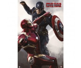Αφίσα Civil War Cap VS Iron Man - Marvel