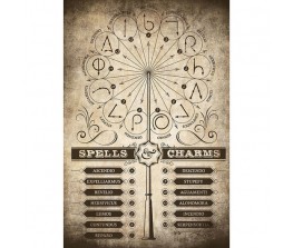 Αφίσα Spell and Charms - Harry Potter