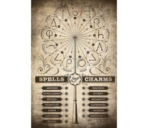 Αφίσα Spell and Charms - Harry Potter