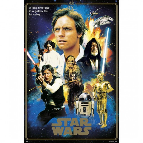 Αφίσα Classic 40 Anniversaries - Star Wars