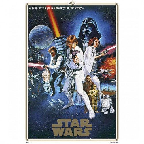 Αφίσα Classic 40 Anniversaries B - Star Wars