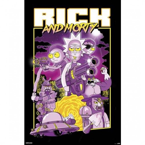 Αφίσα Characters - Rick and Morty
