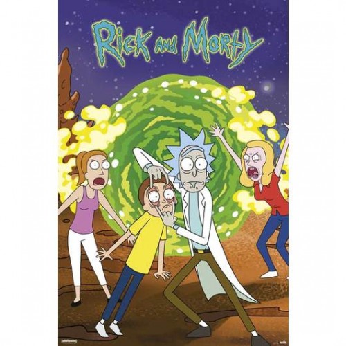 Αφίσα Portal - Rick and Morty