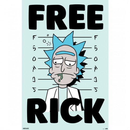 Αφίσα Free Rick - Rick and Morty