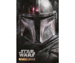 Αφίσα The Mandalorian Helmet - Star Wars