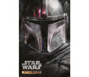 Αφίσα The Mandalorian Helmet - Star Wars