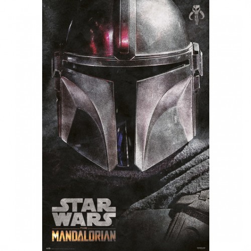 Αφίσα The Mandalorian Helmet - Star Wars