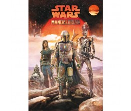 Αφίσα The Mandalorian Crew - Star Wars