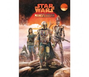 Αφίσα The Mandalorian Crew - Star Wars