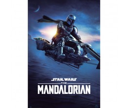 Αφίσα The Mandalorian Speeder Bike 2 - Star Wars