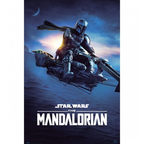 Αφίσα The Mandalorian Speeder Bike 2 - Star Wars