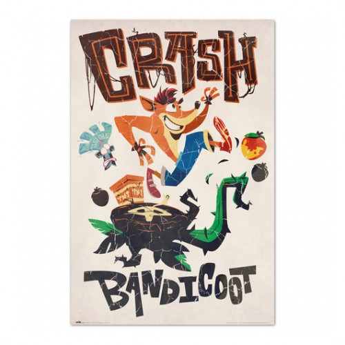 Αφίσα Adventures - Crash Bandicoot