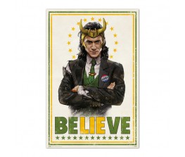 Αφίσα Believe Loki - Marvel