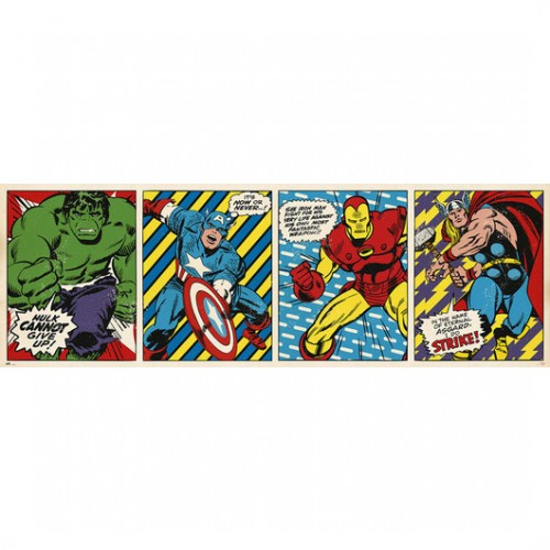 Αφίσα Τρίπτυχο Heroes Comics Originals - Marvel