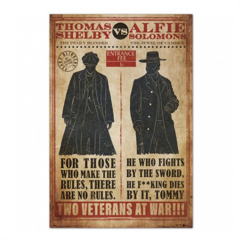 Αφίσα Thomas VS Alfie - Peaky Blinders
