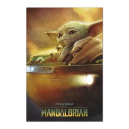 Αφίσα Mandalorian Grogu Pod - Star Wars