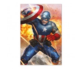Αφίσα Captain America Under Fire - Marvel